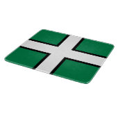 Vlag van Devon (VK) Snijplank (Hoek)