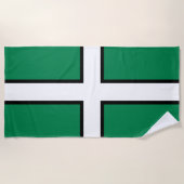Vlag van Devon (VK) Strandlaken (Voorkant)