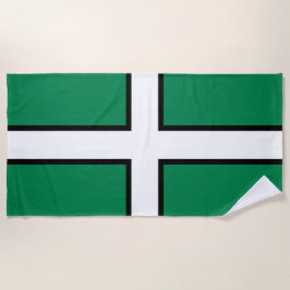 Vlag van Devon (VK) Strandlaken