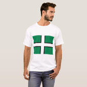 Vlag van Devon (VK) T-shirt (Voorkant volledig)