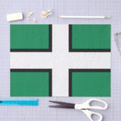 Vlag van Devon (VK) Tissuepapier (Craft)