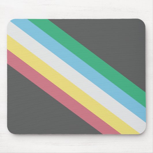 Vlag van Disability Pride Muismat (Voorkant)