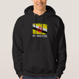 Vlag van Distress Brunei Best Brother Ever Patriot Hoodie