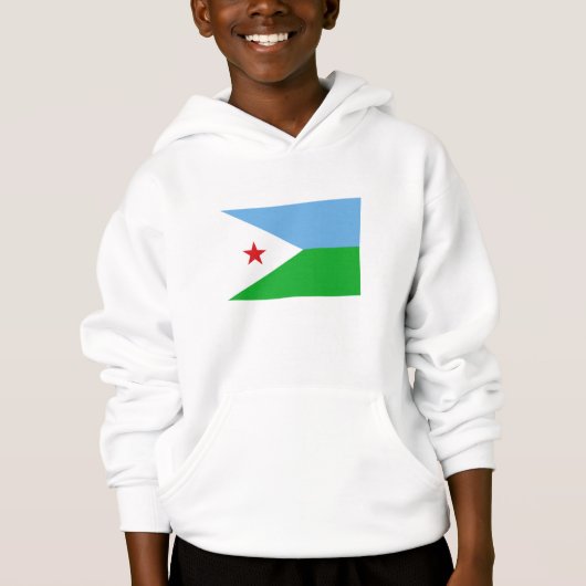 Vlag van Djibouti (Voorkant)