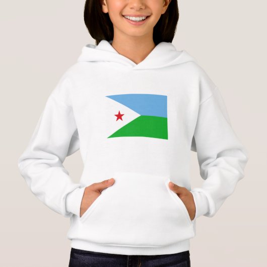Vlag van Djibouti (Voorkant)