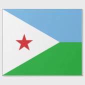 Vlag van Djibouti (Afrikaanse natie) Cadeaupapier (Vlak)