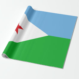 Vlag van Djibouti (Afrikaanse natie) Cadeaupapier