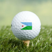 Vlag van Djibouti (Afrikaanse natie) Golfballen (Insitu Shirt)