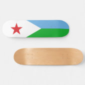 Vlag van Djibouti (Afrikaanse natie) Persoonlijk Skateboard (Horizontaal)