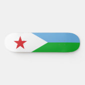 Vlag van Djibouti (Afrikaanse natie) Persoonlijk Skateboard (Horizontaal)