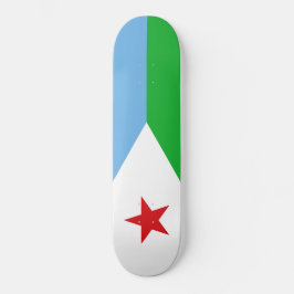 Vlag van Djibouti (Afrikaanse natie) Persoonlijk Skateboard