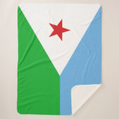 Vlag van Djibouti (Afrikaanse natie) Sherpa Deken (Voorkant)