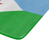 Vlag van Djibouti (Afrikaanse natie) Snijplank (Hoek)