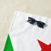 Vlag van Djibouti (Afrikaanse natie) Strandlaken (In situ)