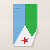 Vlag van Djibouti Bad Handdoek (Handdoek)