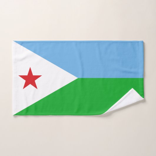 Vlag van Djibouti Bad Handdoek (Handdoek)