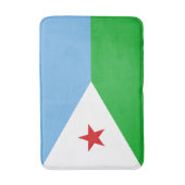 Vlag van Djibouti Badmat (Voorkant Verticaal)