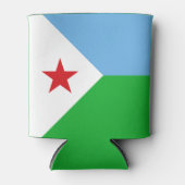 Vlag van Djibouti Blikjeskoeler (Voorkant)