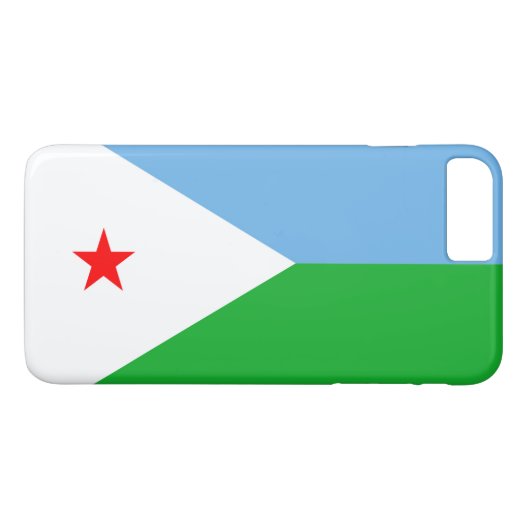 Vlag van Djibouti Case-Mate iPhone Case (Achterkant (Horizontaal))