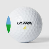 Vlag van Djibouti Golfballen (Logo)