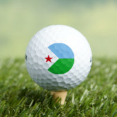 Vlag van Djibouti Golfballen (Insitu Shirt)