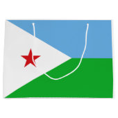Vlag van Djibouti Groot Cadeauzakje (Voorkant)