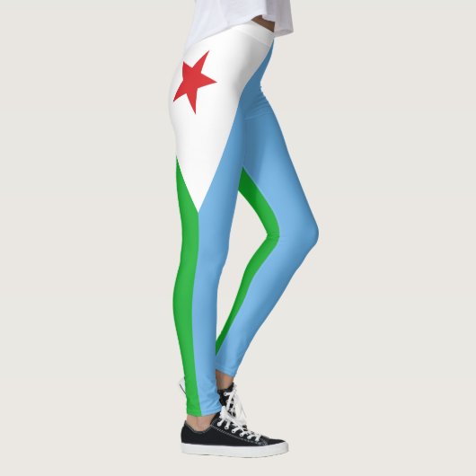 Vlag van Djibouti Leggings (Rechts)