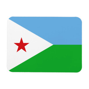 Vlag van Djibouti Magneet