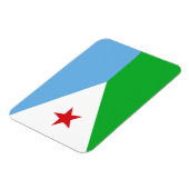Vlag van Djibouti Magneet (Linkerzijde)
