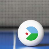 Vlag van Djibouti Pingpongbal (Net)