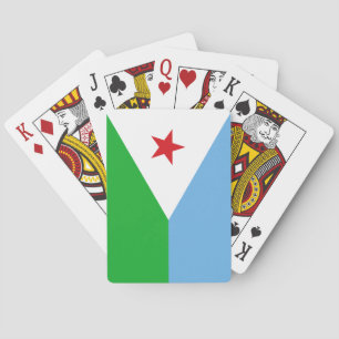 Vlag van Djibouti Pokerkaarten