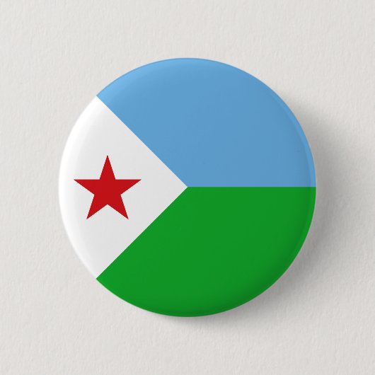 Vlag van Djibouti Ronde Button 5,7 Cm (Voorkant)