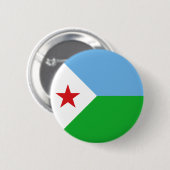Vlag van Djibouti Ronde Button 5,7 Cm (Voorkant /achterkant)