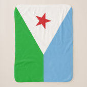 Vlag van Djibouti Sherpa Deken (Voorkant)
