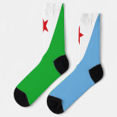 Vlag van Djibouti Sokken (Links)