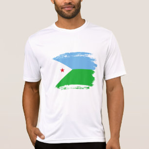 Vlag van Djibouti T-shirt