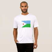 Vlag van Djibouti T-shirt (Voorkant volledig)