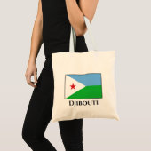 Vlag van Djibouti Tote Bag (Voorkant (product))