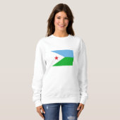 Vlag van Djibouti Trui (Voorkant volledig)