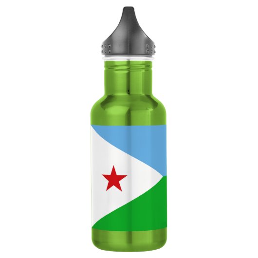 Vlag van Djibouti Waterfles (Links)