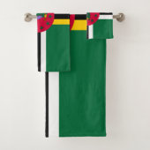 Vlag van Dominica Bad Handdoek (Insitu)