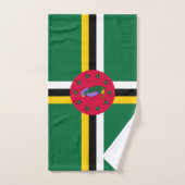 Vlag van Dominica Bad Handdoek (Handdoek)