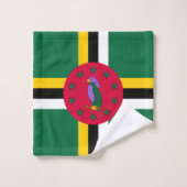 Vlag van Dominica Bad Handdoek (Wasdoekje)