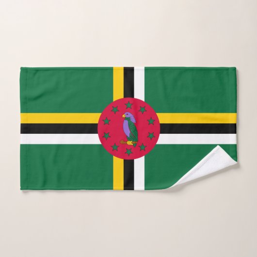 Vlag van Dominica Bad Handdoek (Handdoek)
