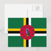 Vlag van Dominica Briefkaart (Voorkant / Achterkant)