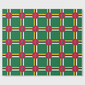 Vlag van Dominica Cadeaupapier (Vlak)