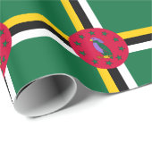 Vlag van Dominica Cadeaupapier (Rol Hoek)