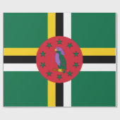 vlag van Dominica Cadeaupapier (Vlak)