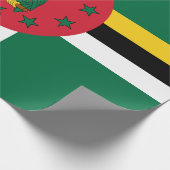 vlag van Dominica Cadeaupapier (Hoek)