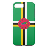 vlag van Dominica Case-Mate iPhone Case (Achterkant)